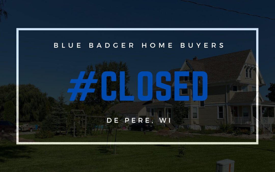 New Home Seller Closed With Blue Badger!